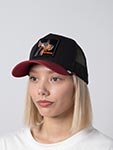 Бейсболка GOORIN BROTHERS арт. 101-2999 (черный / бордовый)